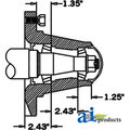 A & I Products Hub & Spindle Assy. (8 Bolt) 11.6" x13.7" x11.3" A-HS579088